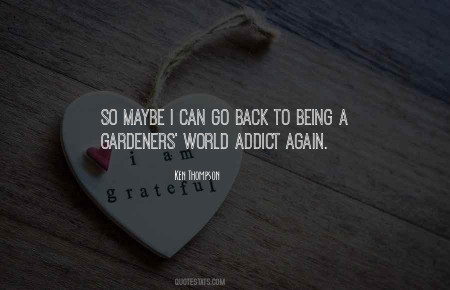 Being An Addict Quotes #1174289