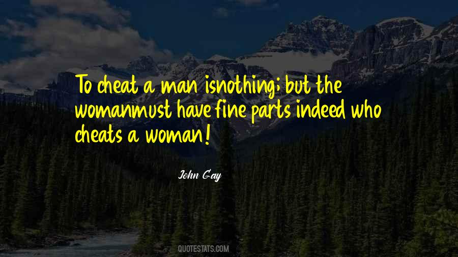 Man Cheats Quotes #418502