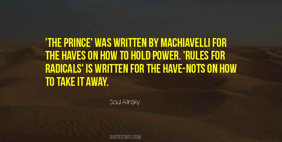Machiavelli Power Quotes #91529