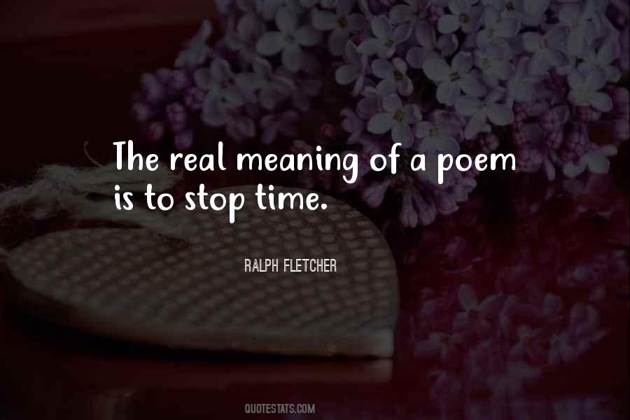 Real Meaning Quotes #1746134