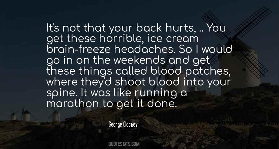 Quotes About Back Hurt #1376216