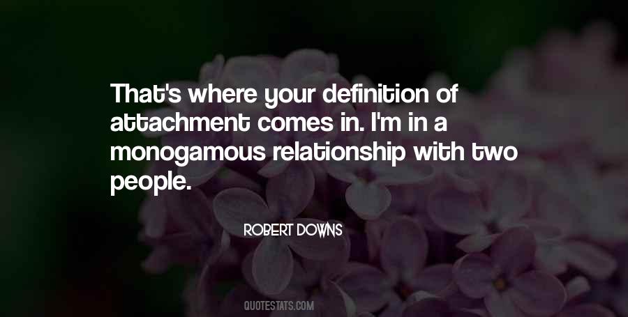 Relationship Attachment Quotes #1836289