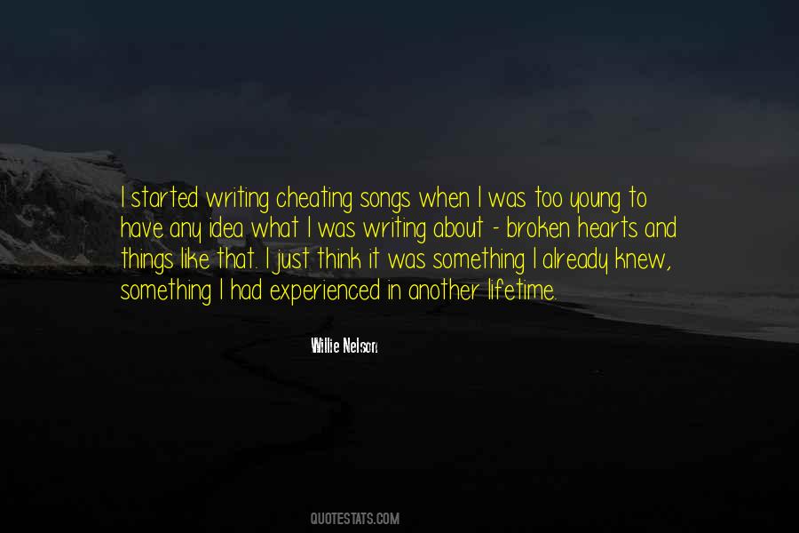 Cheating Songs Quotes #649606