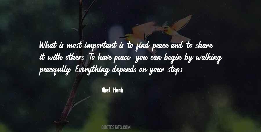 What Is Most Important Quotes #1742057