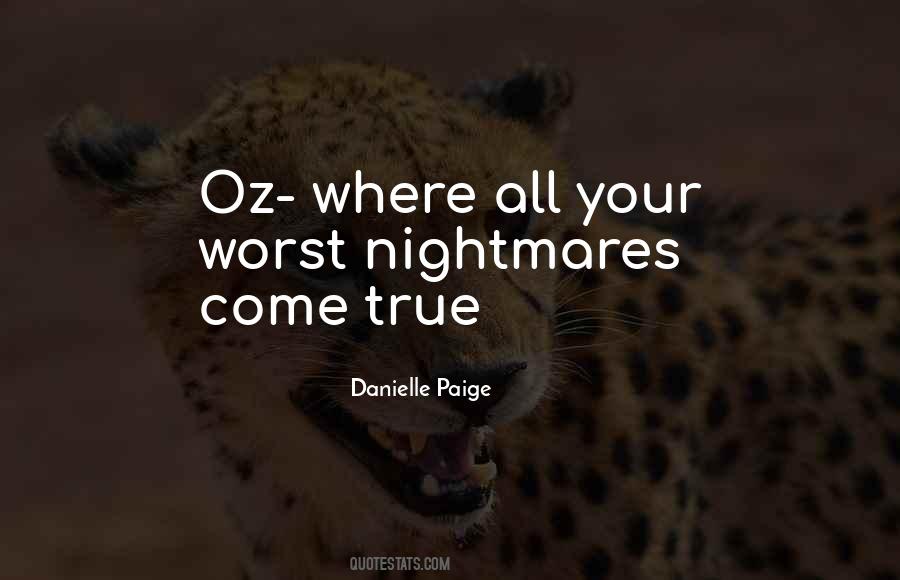 The Worst Nightmares Quotes #560937