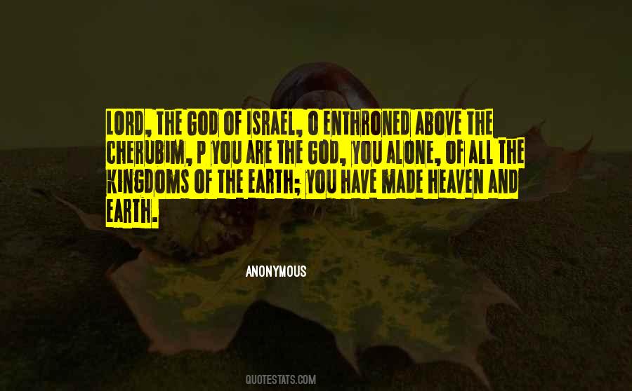 The God Of Israel Quotes #1582386