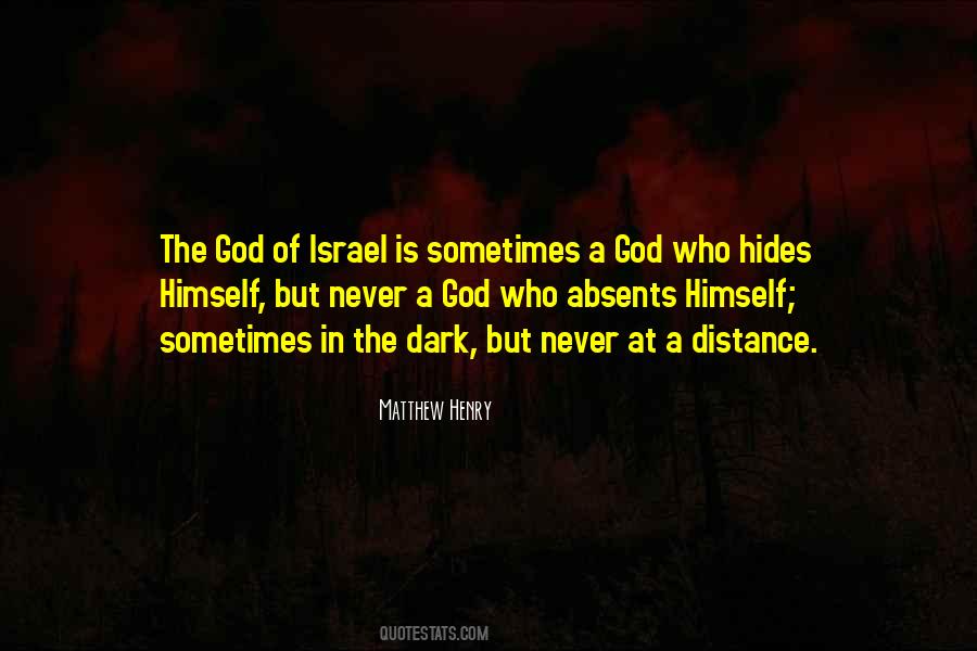 The God Of Israel Quotes #61752