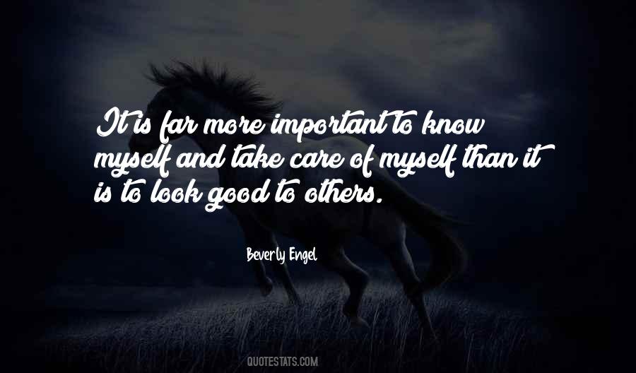 Care Yourself Quotes #1469134