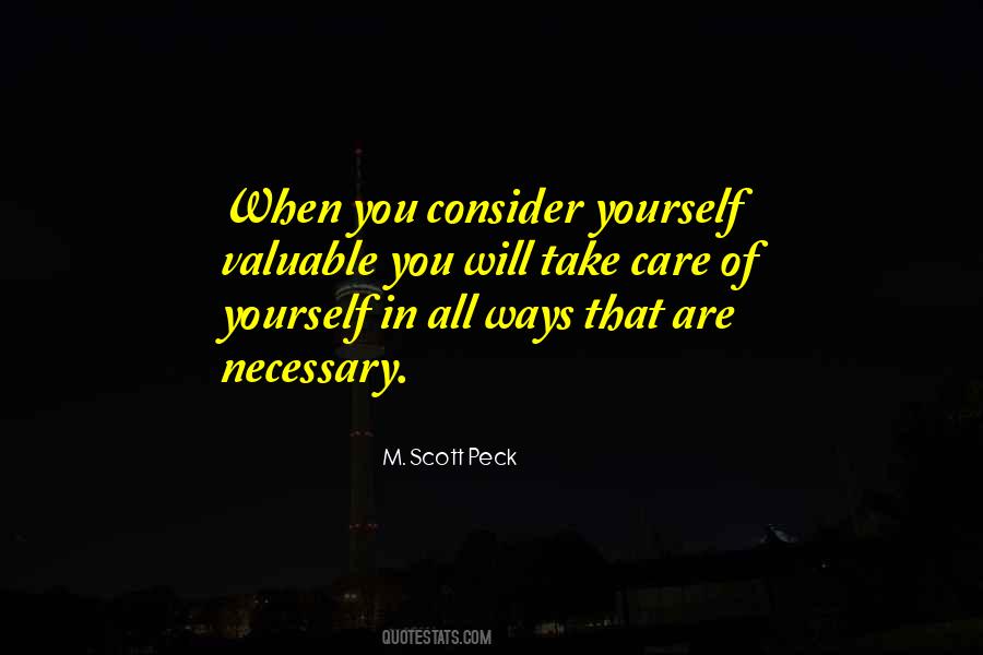 Care Yourself Quotes #545295
