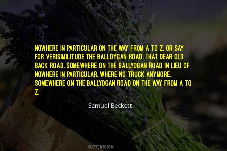 Nowhere To Somewhere Quotes #870290