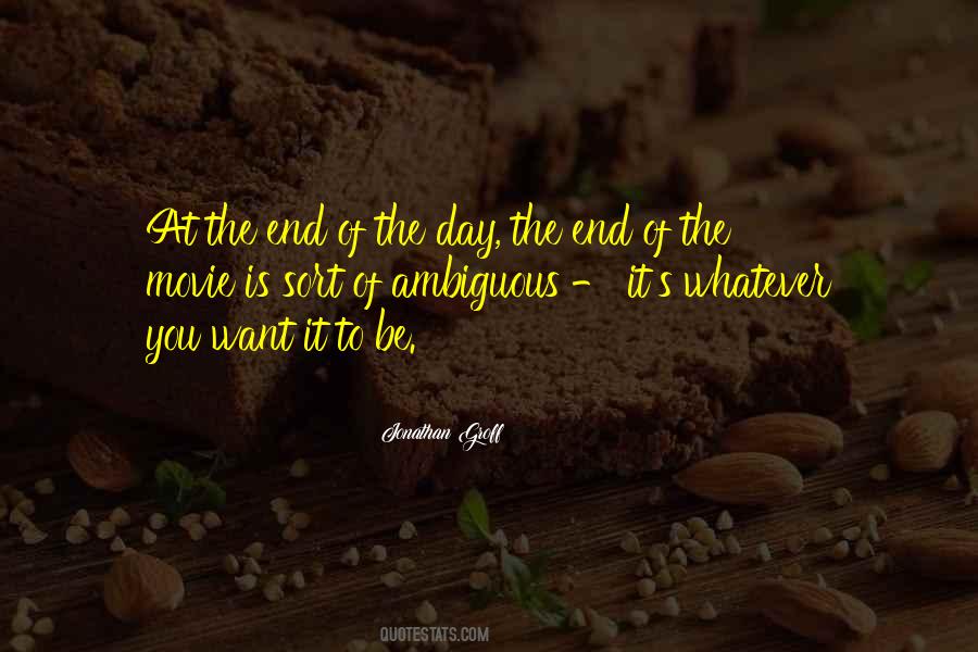 Quotes About End Of The Movie #1609793