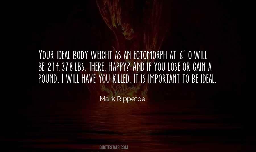 Ideal Weight Quotes #1465404