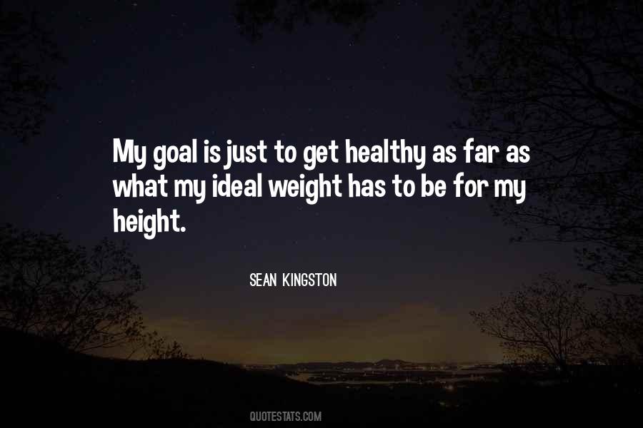 Ideal Weight Quotes #220962