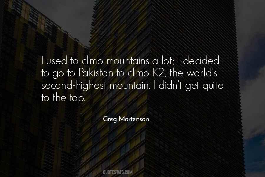 Quotes About Greg Mortenson #300145