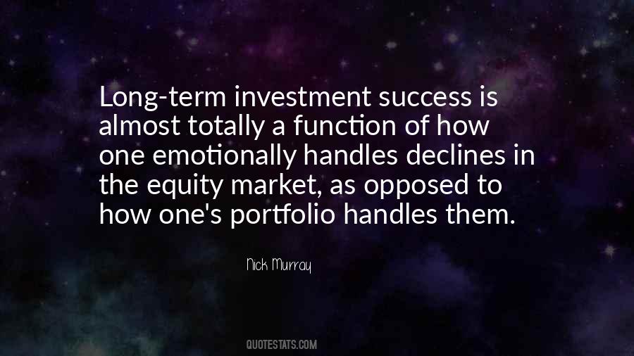 Long Investment Quotes #1393737