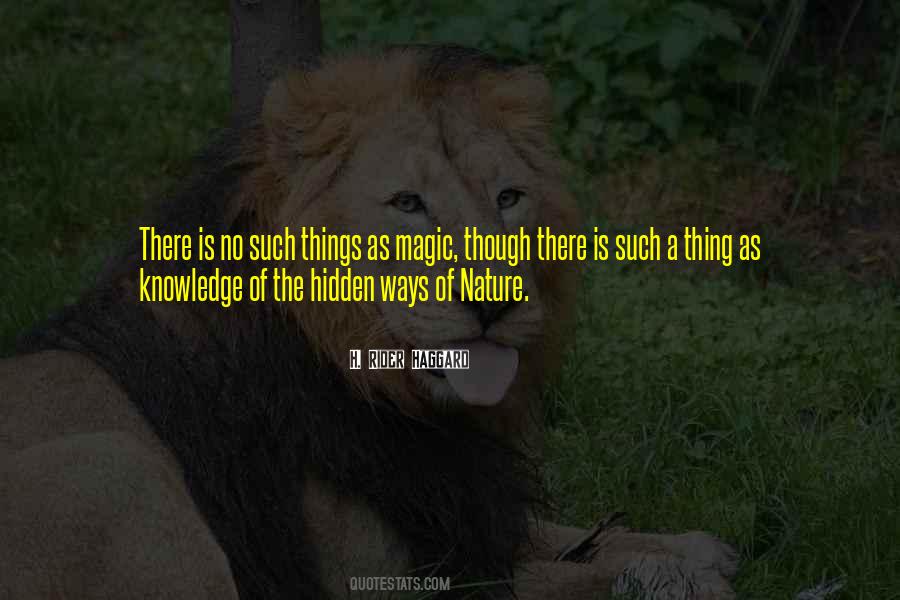 Magic Nature Quotes #572602