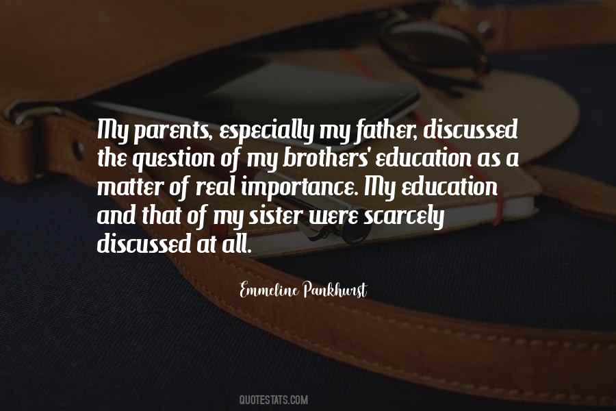 Education Parents Quotes #1590671