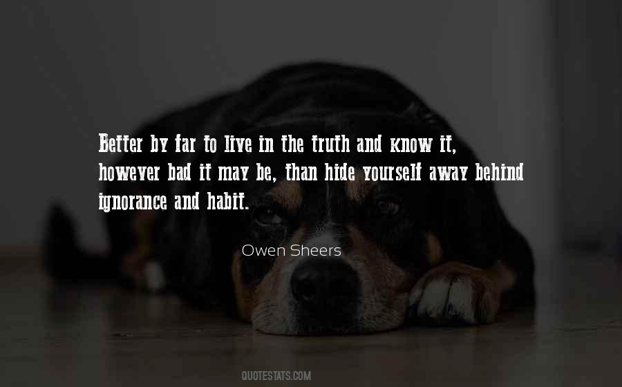 Live By The Truth Quotes #1854845