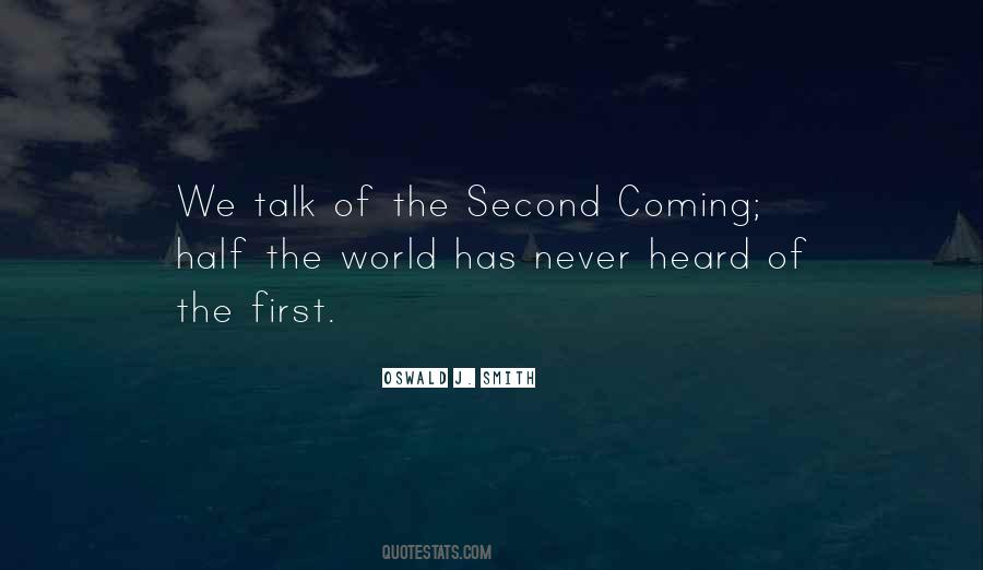 First Talk Quotes #1617894