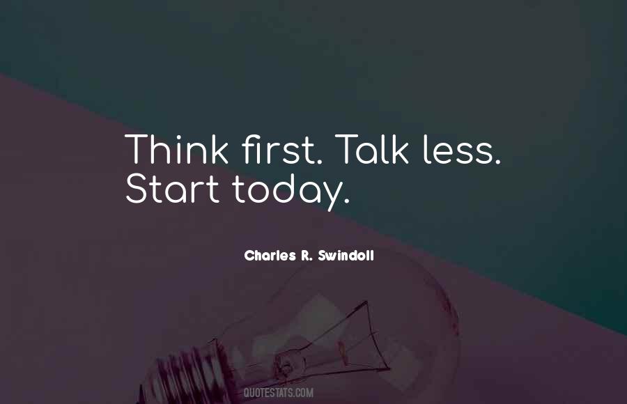 First Talk Quotes #1681002