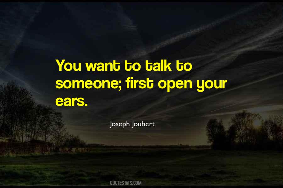 First Talk Quotes #41163