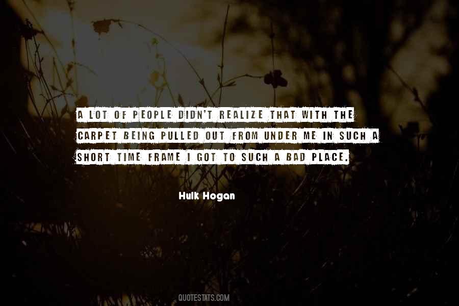 In A Bad Place Quotes #825689