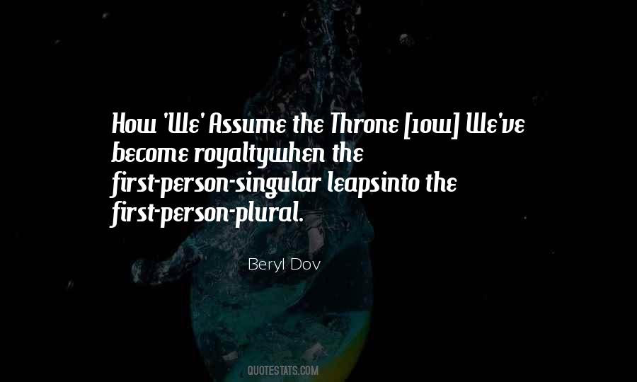 Singular And Plural Quotes #333630