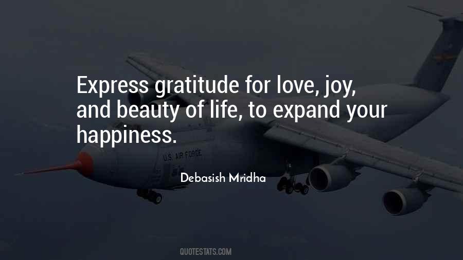 Joy Gratitude Quotes #1527431
