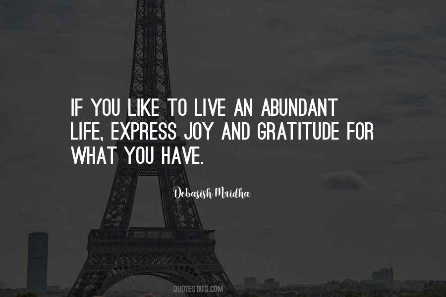 Joy Gratitude Quotes #614941