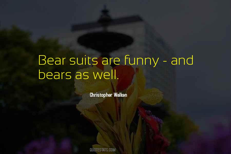 Funny Bear Quotes #481524