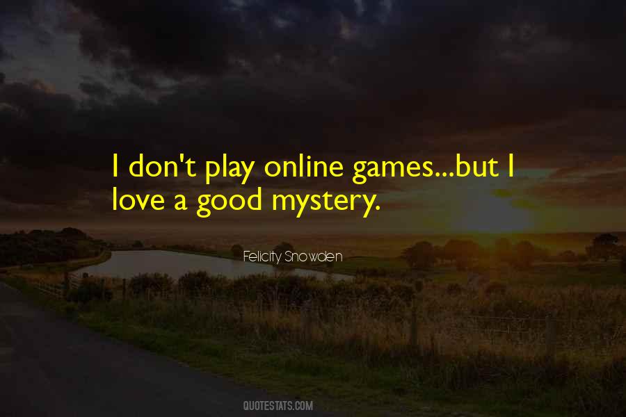 Good Mystery Quotes #1136065