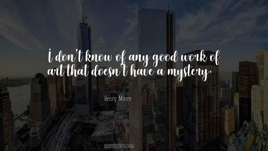 Good Mystery Quotes #39378