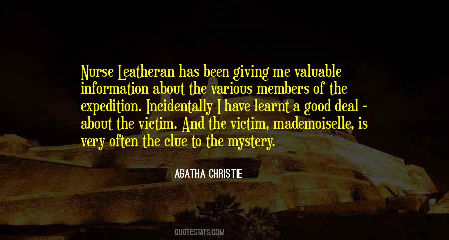Good Mystery Quotes #504029