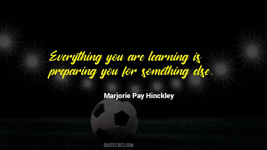 Learning Is Everything Quotes #154098