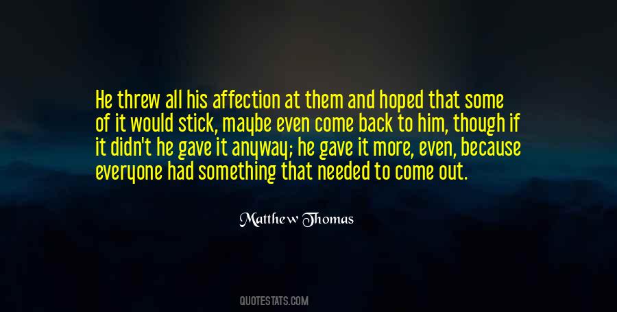 Affection Of Love Quotes #1865139