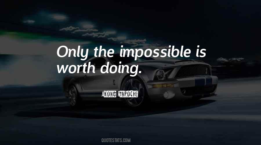 Doing Impossible Quotes #1290555