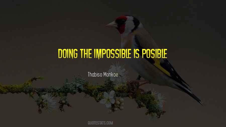 Doing Impossible Quotes #782834