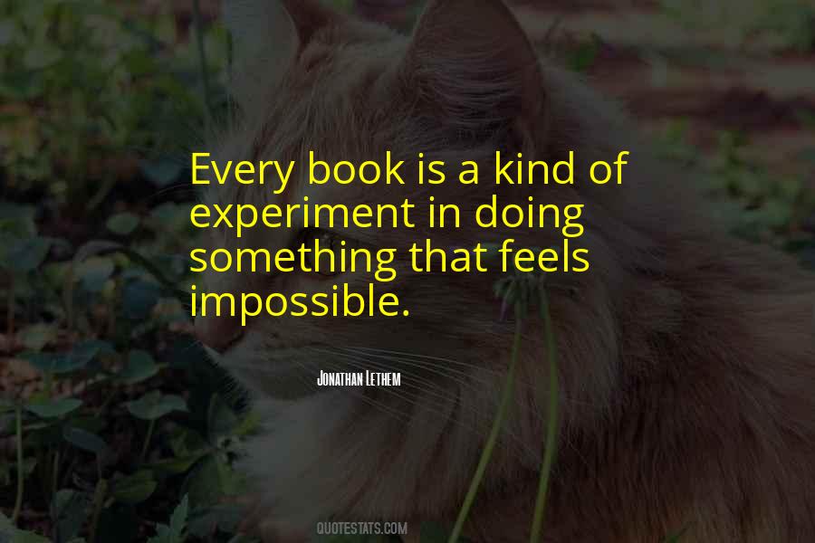 Doing Impossible Quotes #834922