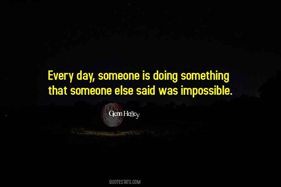 Doing Impossible Quotes #931486