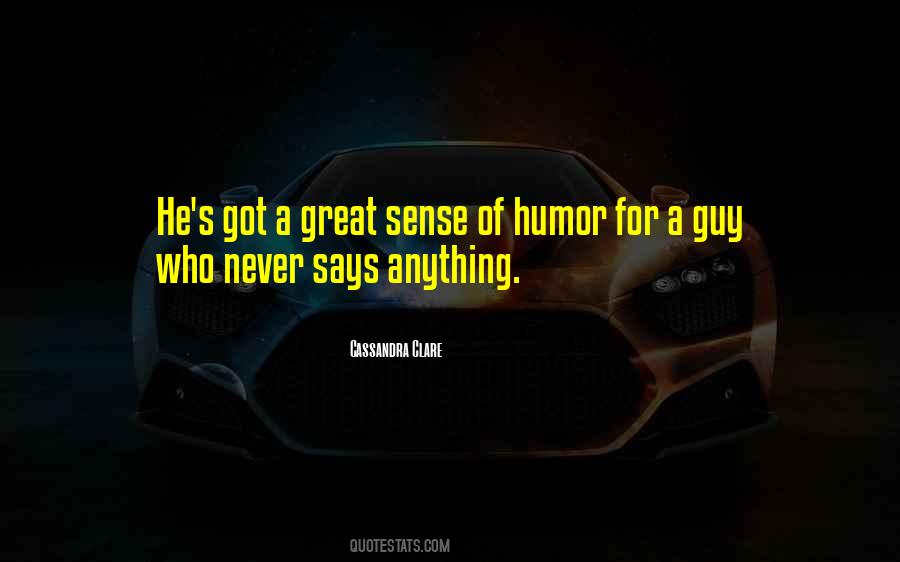 Great Sense Of Humor Quotes #739016