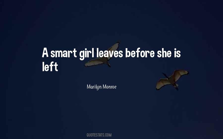 Over Smart Girl Quotes #598365