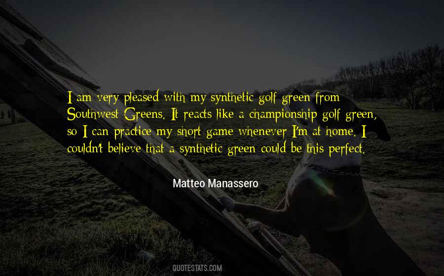 Short Game Quotes #129797