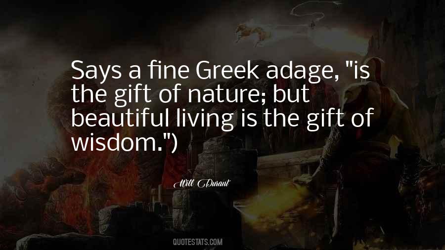 Gift Of Nature Quotes #1800646