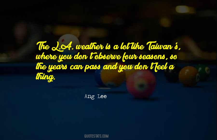 Quotes About The Four Seasons #1226908