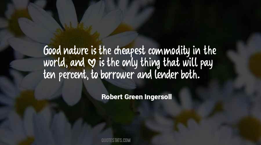 Quotes About Green Nature #795195