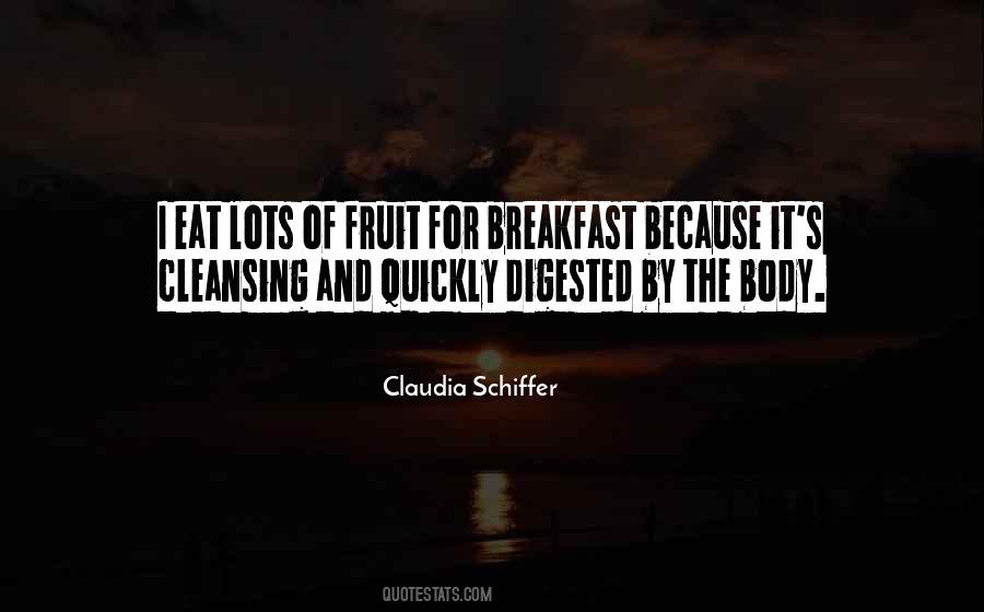 Fruit For Breakfast Quotes #1146227