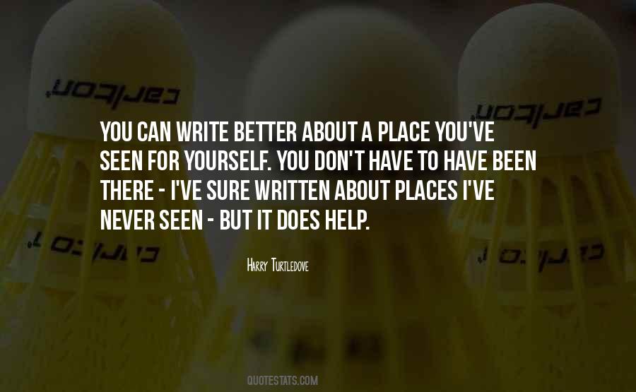 Better For Yourself Quotes #1085628