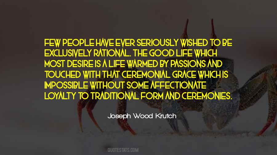 Be Traditional Quotes #328510