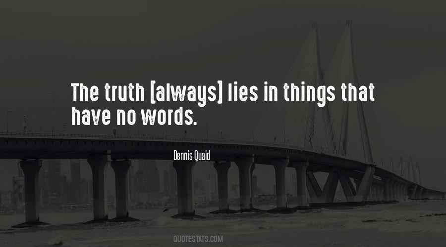 Words Lies Quotes #206383