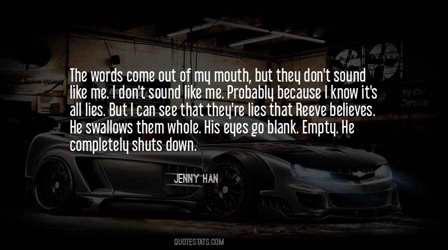Words Lies Quotes #637713